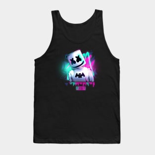 Marshmello \\ neon sound Tank Top